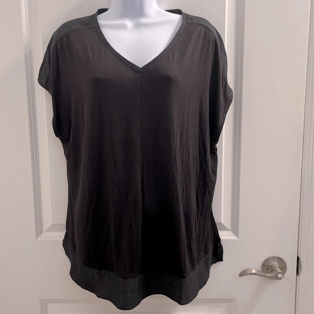New H by Halston Black Top